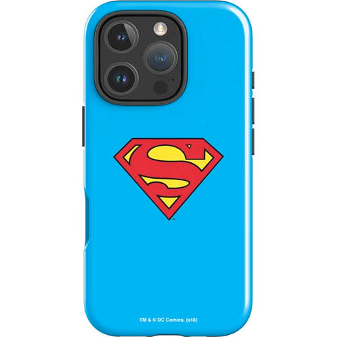 DC Comics Superman Official Logo iPhone 16 Pro Max Impact Case